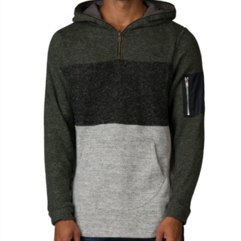 Reason Clothing Randolph 34 Zip Pullover Hoodie